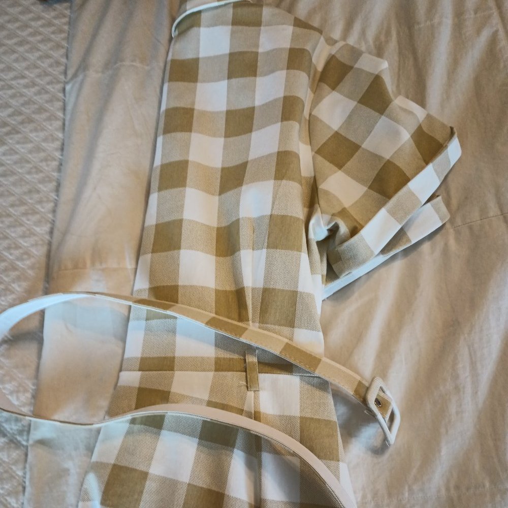 Collectif Caterina swing dress gingham size 18